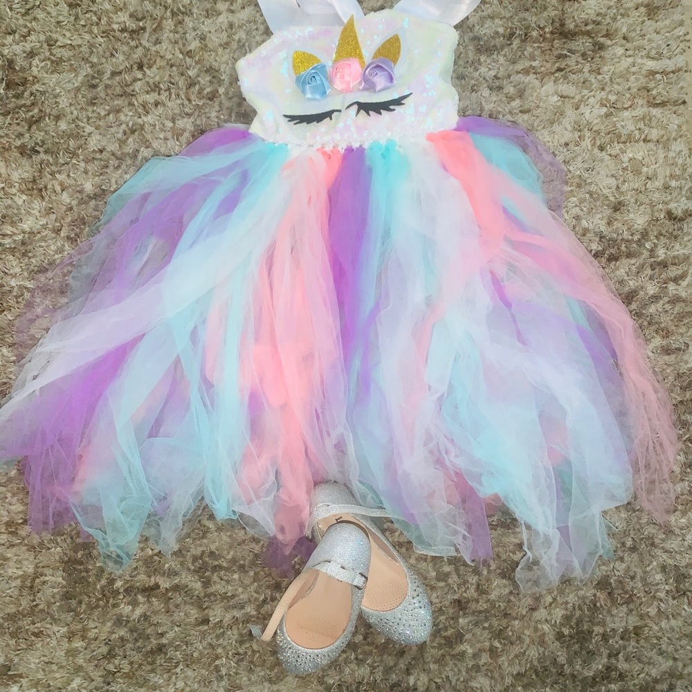 🦄girls unicorn dress🦄